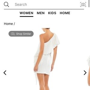 Macdoogal mini sequin dress